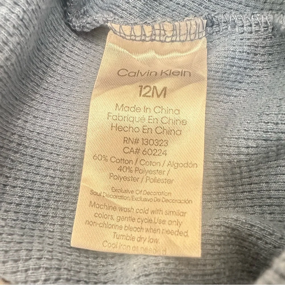 12m Calvin Klein Blue Two Piece Set Loungewear 0021
